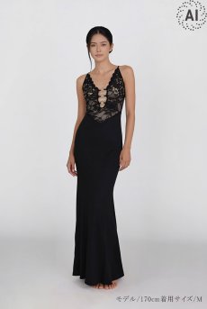 画像4: L602-LD｜ランジェリードレス（マキシ丈・マーメイドライン）｜Lace Shop｜インポートランジェリー【即日発送・サイズ交換OK・メール便対象】輸入下着・ランジェリー (4)