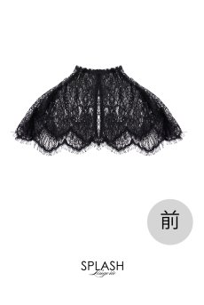 画像2: L604-LD｜ベアワンピース＆レース襟 2点セット（ロング丈・ランジェリードレス）｜Lace Shop｜インポートランジェリー【即日発送・サイズ交換OK・メール便対象】輸入下着・ランジェリー (2)