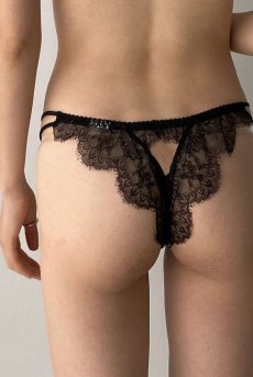 画像8: Desir Lace Cheeky BK|ショーツ・レース・ブラック| Lilose リローズ【サイズ交換NG】※メール便対象   日本製   (8)