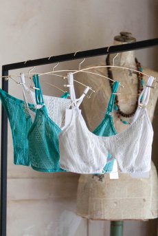 画像22: Valley Lace Baundeau Brassiere WH| ブラジャー・ノンパテッドブラ・レース・パッド用ポケット付き・ホワイト | Lilose リローズ【サイズ交換NG・クーポン割引対象外・メール便対象】  日本製   (22)