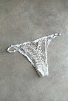 画像8: Valley Lace Brazilian Shorts WH|ショーツ・レース・ホワイト| Lilose リローズ【サイズ交換NG】 ※メール便対象  日本製   (8)