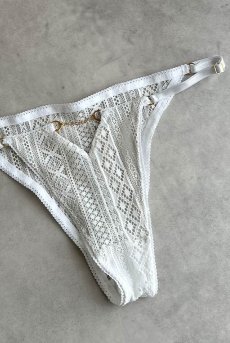 画像10: Valley Lace Brazilian Shorts WH|ショーツ・レース・ホワイト| Lilose リローズ【サイズ交換NG】 ※メール便対象  日本製   (10)