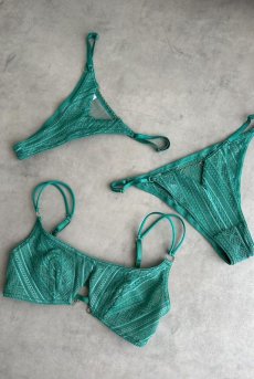 画像16: Valley Lace Thong EG|タンガ・レース・エメラルドグリーン | Lilose リローズ【サイズ交換NG】※メール便対象   日本製   (16)