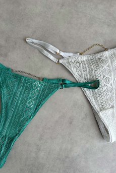 画像10: Valley Lace Thong WH|タンガ・レース・ホワイト | Lilose リローズ【サイズ交換NG】※メール便対象   日本製   (10)