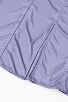 画像14: 在庫限り｜Daydream Set Mercury Blue  | キャミソール＆バックスリット入りスカート2点セット・スカイブルー・ストレッチサテン・ポーチ付き | maimia マイミア【サイズ交換NG・クーポン割引対象外】 日本製・高級ランジェリー   (14)