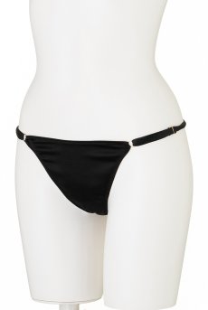 画像7: 在庫限り｜Lace Weekend Set Black High  | ノンワイヤーブラ＆ショーツセット・フロントホック・Tバック・ブラック・クロコダイル柄・ポーチ付き | maimia マイミア【サイズ交換NG・クーポン割引対象外】 日本製・高級ランジェリー   (7)
