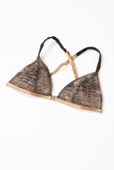 画像9: 在庫限り｜Lace Weekend Set Black High  | ノンワイヤーブラ＆ショーツセット・フロントホック・Tバック・ブラック・クロコダイル柄・ポーチ付き | maimia マイミア【サイズ交換NG・クーポン割引対象外】 日本製・高級ランジェリー   (9)
