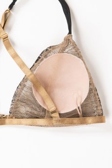 画像13: 在庫限り｜Lace Weekend Set Black High  | ノンワイヤーブラ＆ショーツセット・フロントホック・Tバック・ブラック・クロコダイル柄・ポーチ付き | maimia マイミア【サイズ交換NG・クーポン割引対象外】 日本製・高級ランジェリー   (13)