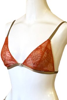 画像10: Candy Weekend Set  ORANGE ADE | ノンワイヤーブラ＆ショーツセット・フロントホック・Tバック・国産ウォッシャブルレース・オレンジ・ポーチ付き | maimia マイミア【サイズ交換NG・クーポン割引対象外】 日本製・高級ランジェリー   (10)