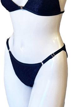 画像12: LACE CRUIISNG SET | ノンワイヤーブラ＆ショーツセット・スイムウェア兼用２WAY・ネイビー・ポーチ付き | maimia マイミア【サイズ交換NG・クーポン割引対象外】 日本製・高級ランジェリー   (12)