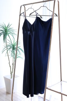 画像12: GARDEN DRESS  | ドレス・カップ付き・ネイビー・バックオープン | maimia マイミア【サイズ交換NG・クーポン割引対象外】 日本製・高級ランジェリー   (12)