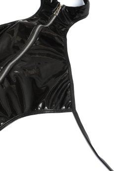 画像12: M520-TED｜テディ風トップスとGストリングショーツの2点セット（ガーターベルト付き・エナメル素材）｜Muse Line｜インポートランジェリー【即日発送】輸入下着・ランジェリー (12)