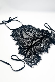 画像10: Freyja set｜ハイネックブラ＆ショーツセット（アイラッシュレース）｜Muse Line｜インポートSexyランジェリー【即日発送・サイズ交換NG・メール便対象】輸入下着・ランジェリー   (10)