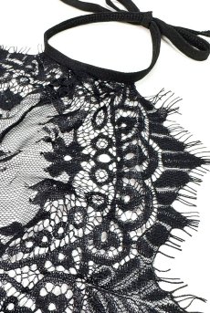 画像11: Freyja set｜ハイネックブラ＆ショーツセット（アイラッシュレース）｜Muse Line｜インポートSexyランジェリー【即日発送・サイズ交換NG・メール便対象】輸入下着・ランジェリー   (11)