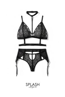 画像8: Aphrodite 3-pcs set｜ブラ＆ガーターベルト＆Tバック3点セット（ノンワイヤー）｜Muse Line｜インポートSexyランジェリー【即日発送・サイズ交換NG・メール便対象】輸入下着・ランジェリー   (8)