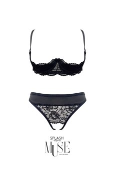 画像1: Lamia set｜オープンブラ＆オープンクロッチタンガセット（オープンランジェリー）｜Muse Line｜インポートSexyランジェリー【即日発送・サイズ交換NG・メール便対象】輸入下着・ランジェリー   (1)