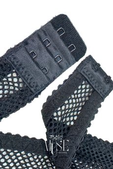 画像18: Selene 3-pcs set｜ブラ＆ガーターベルト付きオープンスカート＆Tバック3点セット（ワイヤー入り・シースルー・フィッシュネット）｜Muse Line｜インポートSexyランジェリー【即日発送・サイズ交換NG・メール便対象】輸入下着・ランジェリー   (18)