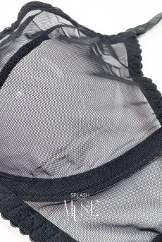 画像8: Astarte 4-pcs set｜シースルーブラ＆スカート＆ガーターベルト付きショーツ＆ガーターバンド4点セット｜Muse Line｜インポートSexyランジェリー【即日発送・サイズ交換NG・メール便対象】輸入下着・ランジェリー   (8)