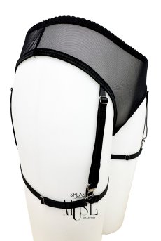 画像25: Astarte 4-pcs set｜シースルーブラ＆スカート＆ガーターベルト付きショーツ＆ガーターバンド4点セット｜Muse Line｜インポートSexyランジェリー【即日発送・サイズ交換NG・メール便対象】輸入下着・ランジェリー   (25)