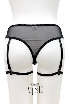 画像24: Astarte 4-pcs set｜シースルーブラ＆スカート＆ガーターベルト付きショーツ＆ガーターバンド4点セット｜Muse Line｜インポートSexyランジェリー【即日発送・サイズ交換NG・メール便対象】輸入下着・ランジェリー   (24)