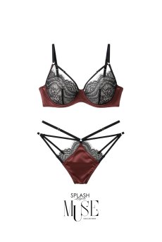 画像1: Tanit set｜ブラ＆Tバックショーツセット（ワイヤー入り）｜Muse Collection｜インポートSexyランジェリー【即日発送・サイズ交換NG・メール便対象】輸入下着・ランジェリー   (1)