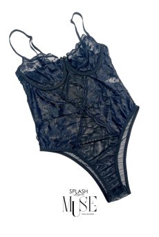 画像8: Juno body set｜ボディスーツ＆ガウン 2点セット（ワイヤー入り・クロッチ開閉式・シースルー）｜Muse Line｜インポートSexyランジェリー【即日発送・サイズ交換NG・メール便対象】輸入下着・ランジェリー   (8)