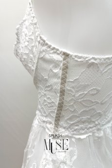 画像11: Charis babydoll｜オープンブラ一体型ベビードール＆Tバックセット（花柄・ホワイト）｜Muse Line｜インポートSexyランジェリー【即日発送・サイズ交換NG・メール便対象】輸入下着・ランジェリー   (11)