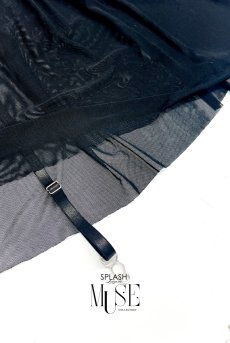 画像12: Diana babydoll｜ガーターベルト付きベビードール＆Tバックセット（ガーターベルト着脱OK）｜Muse Line｜インポートSexyランジェリー【即日発送・サイズ交換NG・メール便対象】輸入下着・ランジェリー   (12)