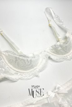 画像7: Eris set｜オープンブラ＆オープンクロッチタンガセット（オープンランジェリー・ホワイト）｜Muse Line｜インポートSexyランジェリー【即日発送・サイズ交換NG・メール便対象】輸入下着・ランジェリー   (7)