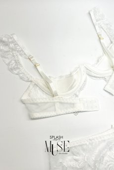 画像11: Eris set｜オープンブラ＆オープンクロッチタンガセット（オープンランジェリー・ホワイト）｜Muse Line｜インポートSexyランジェリー【即日発送・サイズ交換NG・メール便対象】輸入下着・ランジェリー   (11)