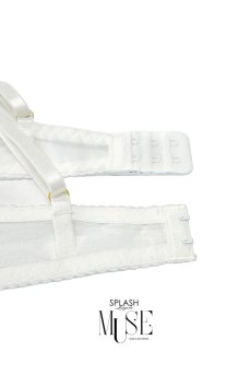 画像12: Eris set｜オープンブラ＆オープンクロッチタンガセット（オープンランジェリー・ホワイト）｜Muse Line｜インポートSexyランジェリー【即日発送・サイズ交換NG・メール便対象】輸入下着・ランジェリー   (12)