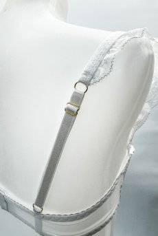 画像15: Eris set｜オープンブラ＆オープンクロッチタンガセット（オープンランジェリー・ホワイト）｜Muse Line｜インポートSexyランジェリー【即日発送・サイズ交換NG・メール便対象】輸入下着・ランジェリー   (15)