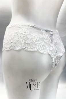 画像17: Eris set｜オープンブラ＆オープンクロッチタンガセット（オープンランジェリー・ホワイト）｜Muse Line｜インポートSexyランジェリー【即日発送・サイズ交換NG・メール便対象】輸入下着・ランジェリー   (17)