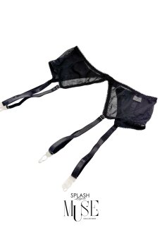 画像14: Jahi 4-pcs set｜オープンブラ＆ガーターベルト＆オープンショーツ＆ニプレス4点セット（ワイヤー入り）｜Muse Line｜インポートSexyランジェリー【即日発送・サイズ交換NG・メール便対象】輸入下着・ランジェリー   (14)