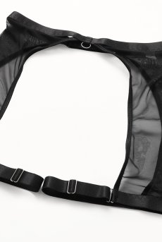 画像18: 【先行予約 10％OFF】Morrigan 3-pcs set｜ブラ＆Tバック＆ガーターセット（マイクロファイバー）｜Muse Line｜インポートSexyランジェリー【即日発送・サイズ交換NG・メール便対象】輸入下着・ランジェリー   (18)