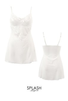 画像14: 【先行予約 10％OFF】Eirene babydoll robe set｜ベビードール＆ガウン＆Tバック（純白レース・3点セット）｜Muse Line｜インポートSexyランジェリー【即日発送・サイズ交換NG・メール便対象】輸入下着・ランジェリー   (14)