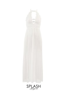 画像10: 【先行予約 10％OFF】Venus dress｜ロングスリップ＆Tバック（純白レース）｜Muse Line｜インポートSexyランジェリー【即日発送・サイズ交換NG・メール便対象】輸入下着・ランジェリー   (10)