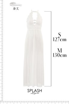 画像14: 【先行予約 10％OFF】Venus dress｜ロングスリップ＆Tバック（純白レース）｜Muse Line｜インポートSexyランジェリー【即日発送・サイズ交換NG・メール便対象】輸入下着・ランジェリー   (14)
