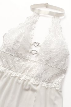 画像15: 【先行予約 10％OFF】Venus dress｜ロングスリップ＆Tバック（純白レース）｜Muse Line｜インポートSexyランジェリー【即日発送・サイズ交換NG・メール便対象】輸入下着・ランジェリー   (15)