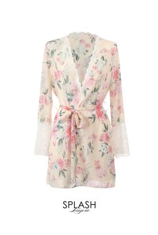 画像17: 【先行予約 10％OFF】Flora babydoll robe set｜ベビードール＆ガウン＆Tバック（クリームイエロー・純白レース・3点セット）｜Muse Line｜インポートSexyランジェリー【即日発送・サイズ交換NG・メール便対象】輸入下着・ランジェリー   (17)