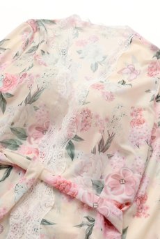 画像22: 【先行予約 10％OFF】Flora babydoll robe set｜ベビードール＆ガウン＆Tバック（クリームイエロー・純白レース・3点セット）｜Muse Line｜インポートSexyランジェリー【即日発送・サイズ交換NG・メール便対象】輸入下着・ランジェリー   (22)