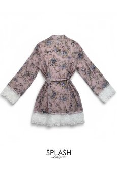 画像17: 【先行予約 10％OFF】Nysa babydoll robe set｜ベビードール＆ガウン＆Tバック（パープル・花柄レース・3点セット）｜Muse Line｜インポートSexyランジェリー【即日発送・サイズ交換NG・メール便対象】輸入下着・ランジェリー   (17)