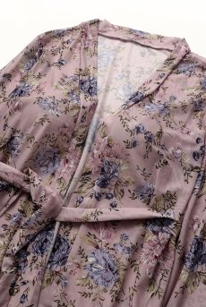 画像22: 【先行予約 10％OFF】Nysa babydoll robe set｜ベビードール＆ガウン＆Tバック（パープル・花柄レース・3点セット）｜Muse Line｜インポートSexyランジェリー【即日発送・サイズ交換NG・メール便対象】輸入下着・ランジェリー   (22)