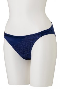 画像9: Naomi brief 直美 | ショーツ・シルク・ネイビーブルー | N bijoux エヌビジュー【サイズ交換NG・クーポン割引対象外・メール便対象】 輸入下着・高級ランジェリー   (9)