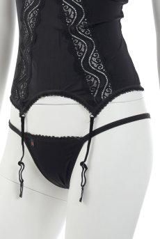 画像13: 在庫限り｜XXLサイズ｜Diyosa corset | ガーターベルト付きコルセット＆Tバックセット   | 高級Sexyランジェリー Obsessive【即日発送・サイズ交換NG】輸入下着・ランジェリー   (13)