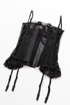 画像10: Serena Love corset | ガーターベルト付きコルセット＆Tバックセット・ブラック・タンガ  | Obsessive 高級Sexyランジェリー【送料無料・即日発送・サイズ交換NG】輸入下着・ランジェリー    (10)