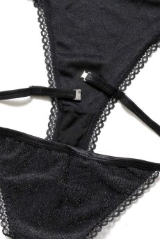 画像21: 在庫限り｜L/XLサイズ｜Elisetta teddy | テディ・ボディ・ノンパテッド・ブラック×シルバーラメ   | 高級Sexyランジェリー Obsessive【即日発送・サイズ交換NG】※メール便対象※輸入下着・ランジェリー  （再入荷なし） (21)