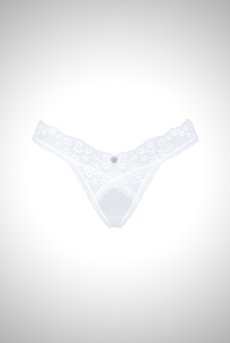 画像1: Heavenlly-thong |Tバック・タンガ (レース・ホワイト) | obsessive 高級Sexyランジェリー【即日発送・サイズ交換NG・メール便対象】輸入下着・ランジェリー   (1)