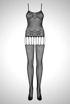 F235 black | 細いガーターベルトが魅力的なボディストッキング・黒・オープンクロッチ   | 高級Sexyランジェリー Obsessive【即日発送・サイズ交換NG】※メール便対象商品※輸入下着・ランジェリー (再入荷なし)