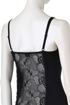 画像14: Heartina chemise black | シースルーで魅せるスリップドレス＆タンガセット・Tバック・ブラック   | 高級Sexyランジェリー Obsessive【即日発送・サイズ交換NG】輸入下着・ランジェリー   (14)